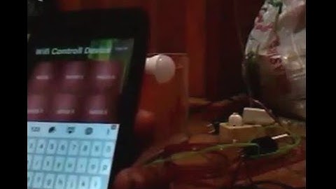 CARA MENGONTROL LAMPU MELALUI APLIKASI ANDROID DENGAN KONEKSI W- FI (WIRELESS)