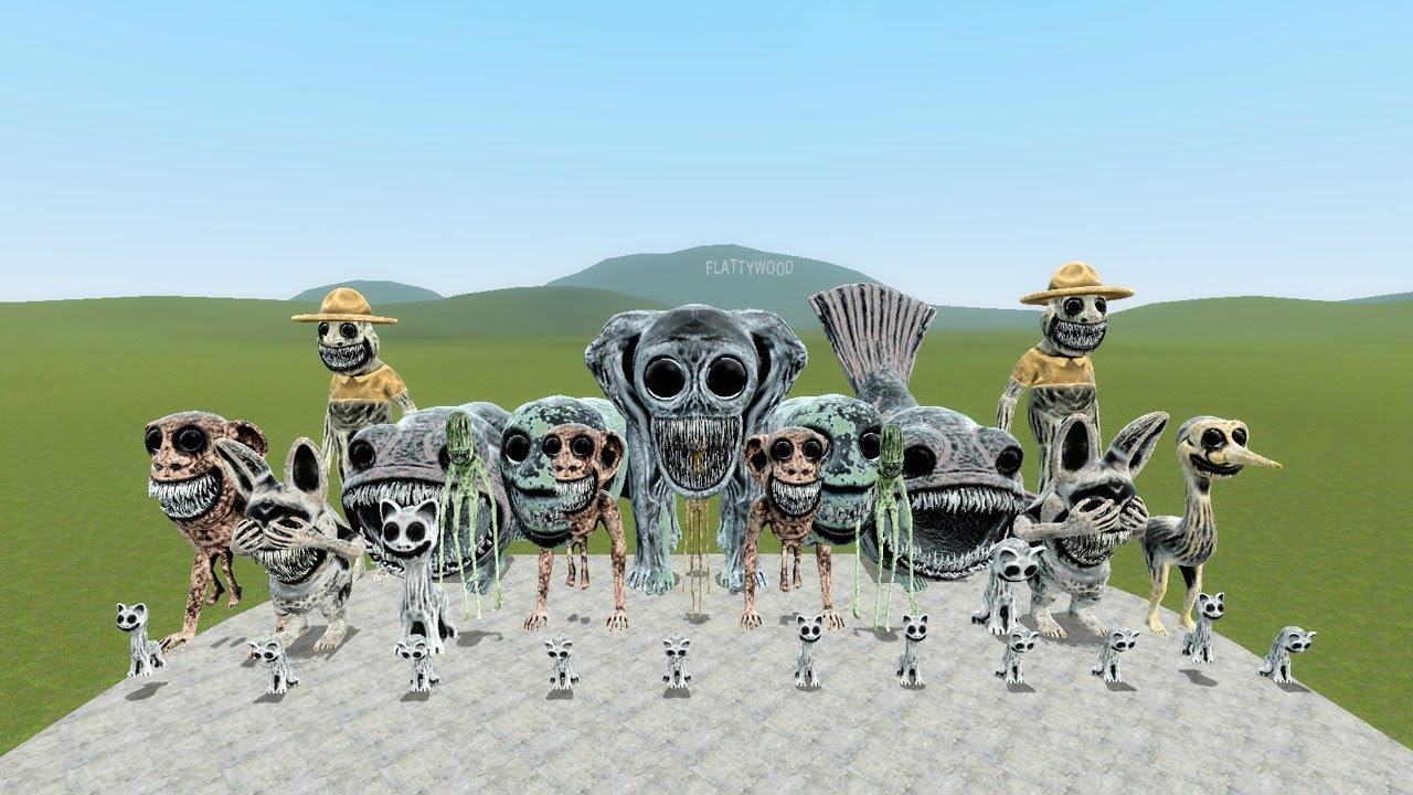 NEW ALL ZOONOMALY MONSTERS FAMILY In Garry's Mod! - YouTube