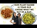 Budget what i eat in a day  chosen by plant based 11 year old