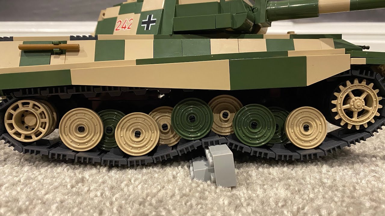 Cobi tiger II tank suspension - YouTube