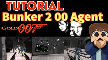 How to complete Bunker 2 on 00 Agent | Tutorial and guide | Goldeneye 007 | Xbox / N64 game