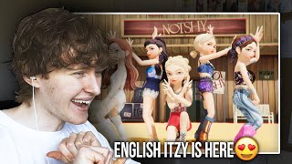 ENGLISH ITZY IS HERE! (ITZY (있지) 'Not Shy' (English Ver.) | Music Video Reaction\/Review)