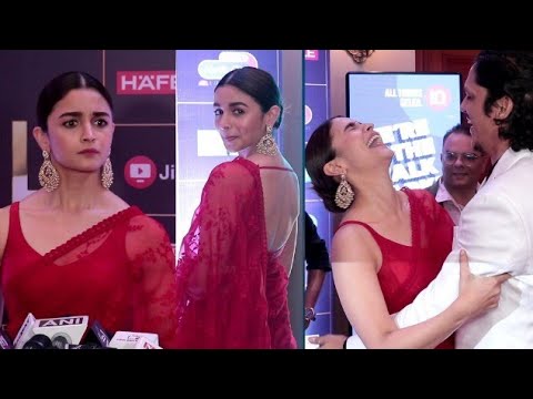 Alia Bhatt With Moeen Bhai | News 18 Reel Movie Awards 2019