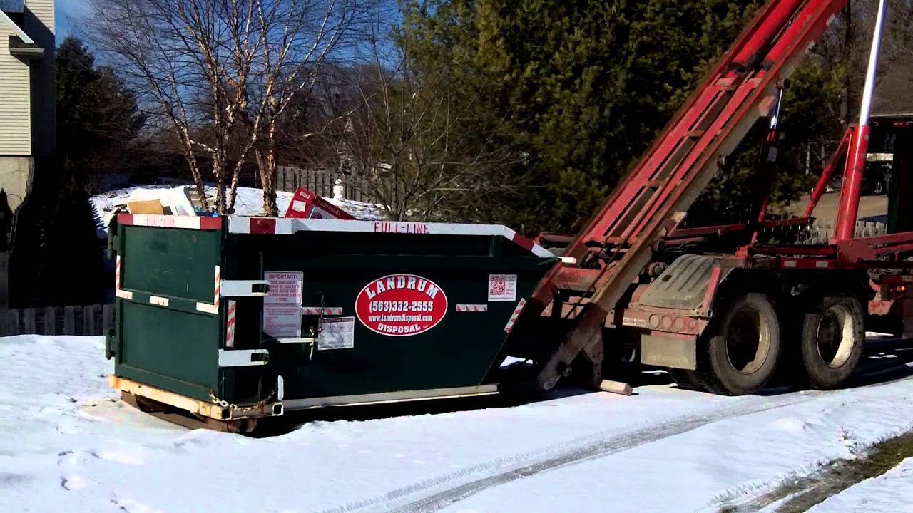 (563) 3322555 Roll Off Dumpster Rental New Liberty, Iowa YouTube