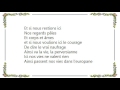 Indochine  europne ou le dernier bal lyrics