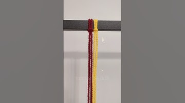 Learn This Mesmerizing Macramé Knot Pattern in 40 Seconds! | #Shorts