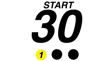 無料動画素材 30秒カウントダウンタイマー