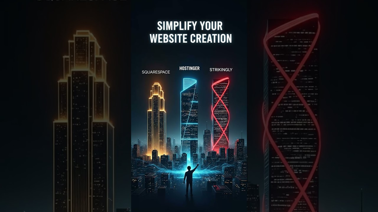 🌐 Top 3 Website Builders 🚀✨ Squarespace, Hostinger, Strikingly 💰🔥 - Simplify Your Digital...