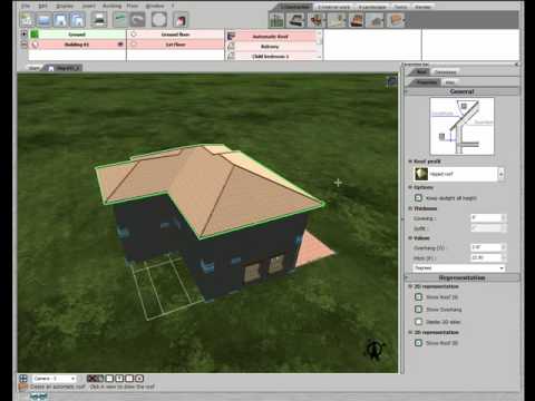  3D  Home  Design  by Livecad Tutorials 15 Roof  YouTube