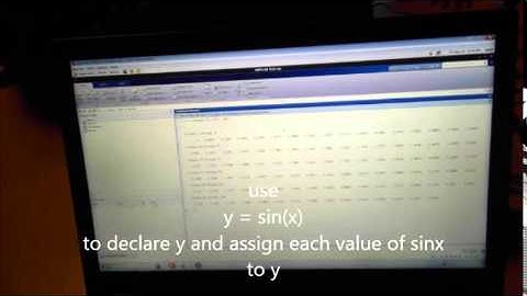 Matlab Tutorial: Graphing y = sinx