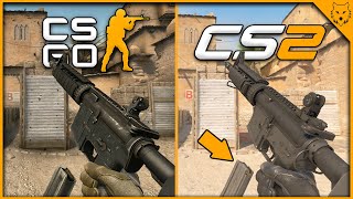 CSGO vs CS 2 - All Weapons Comparison