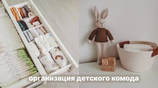 Организация детского комода | Обустраиваем детскую комнату