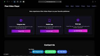 How To Install The Web App Of Flow Video Player In A Macbook To Open Terabox Link Without App