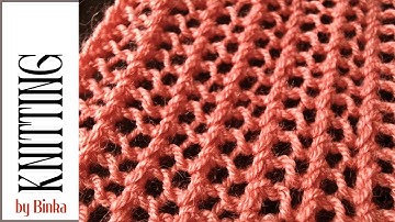 [Bulgarian] One-row repeat reversible knitting pattern. How to knit.  #knitting  #stitch  #crochet