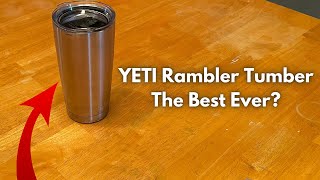 YETI Rambler 20 oz Stainless Steel Vacuum Insulated Tumbler w/MagSlider Lid #review #amazon #yeti