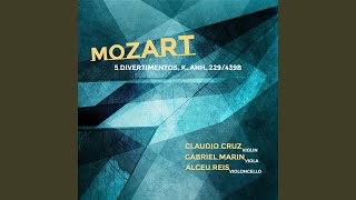 Divertimento, K. Anh. 229/439b, No. 5: I. Adagio (Arr. for Violin, Viola and Cello by Claudio Cruz)