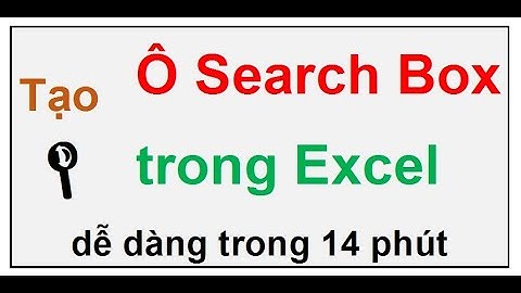 Hướng dẫn tạo ô Search box (tìm kiếm)  dễ dàng trong 14 phút