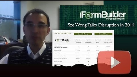Disrupting Data in 2014: Sze Wong talks Unlimited Services at iFormBuilder