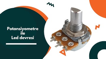 potansiyometre ile Led  parlaklığı kontrol etme       #led  #elektrik #potansiyometre #keşfet
