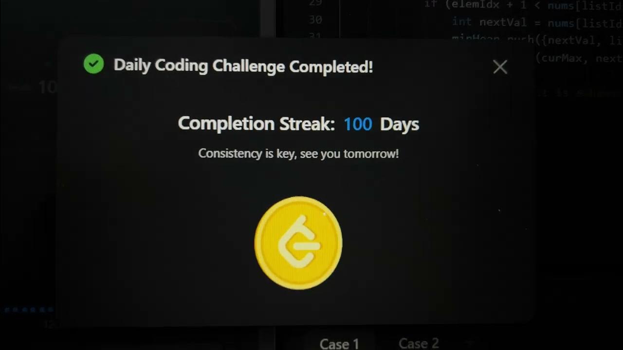 Leetcode 100 day streak 💪🏻 - YouTube