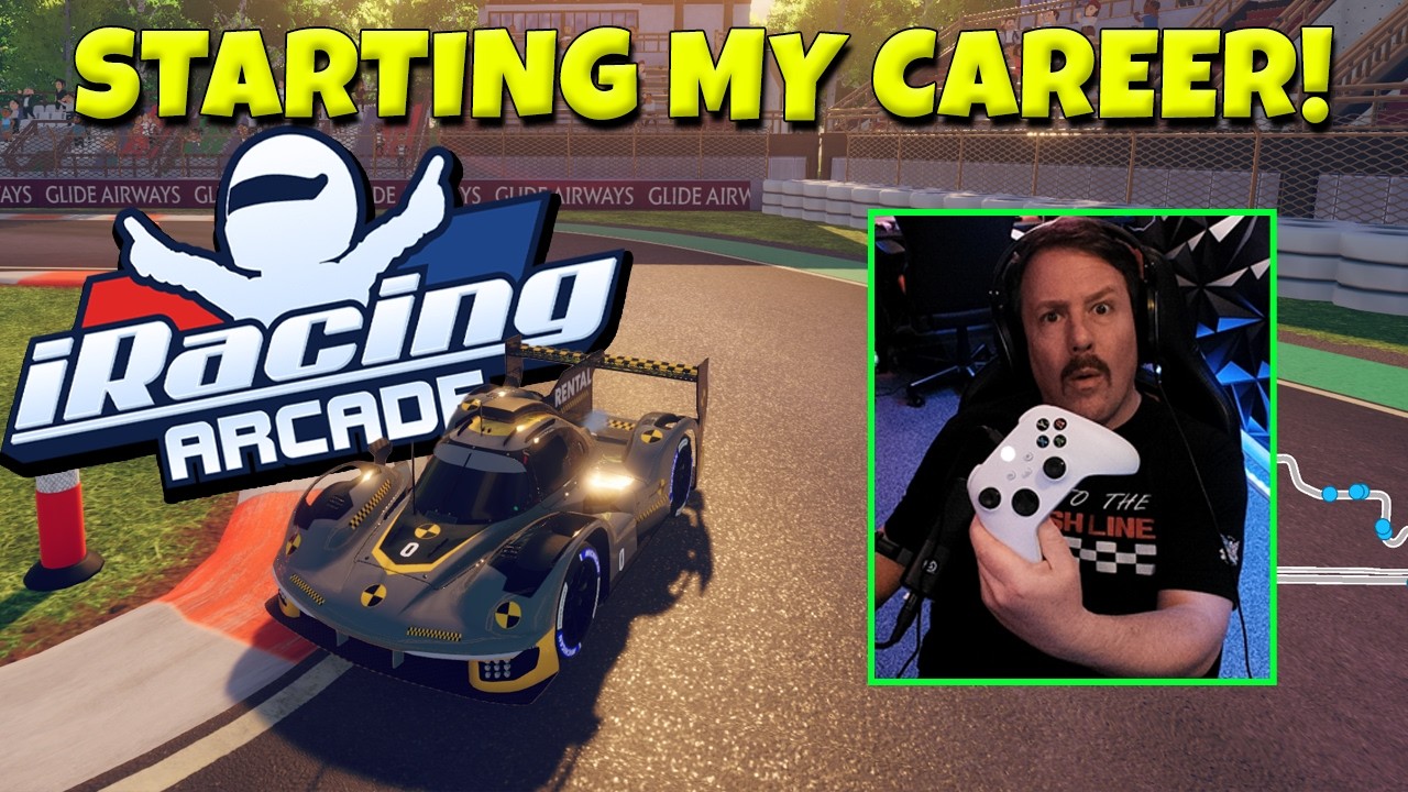 первое прохождение iRacing ARCADE