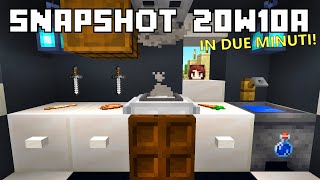 #Minecraft 1.16 in 2 MINUTI | ARREDARE CON STILE! 🖼️ #SnapShot 20w10a