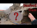 What's inside the Sanford Dam?     April 2022 - Sanford Lake Flood - Drone - Dam Collapse