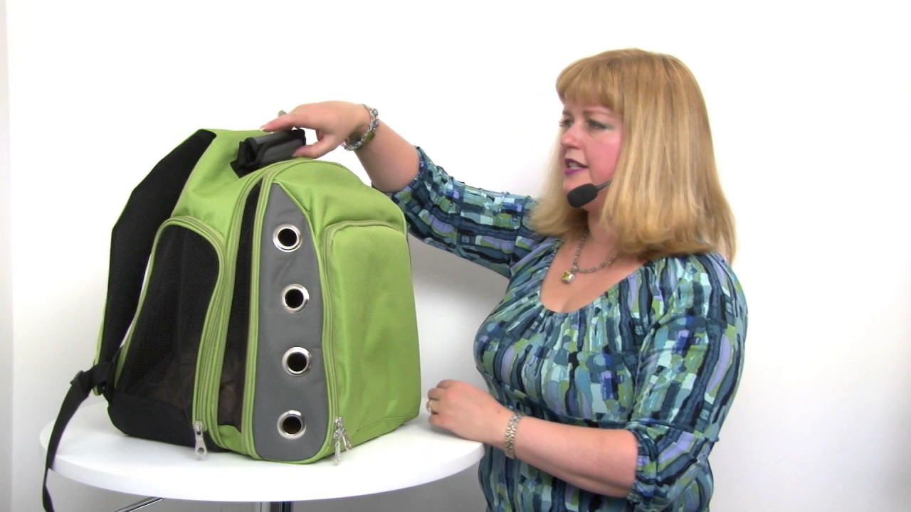 Casual Canine Ultimate Backpack Pet Carrier - Green - YouTube