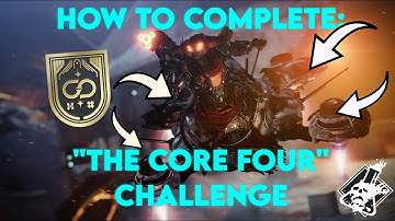 Destiny 2 - The Core Four Challenge - Deep Stone Crypt