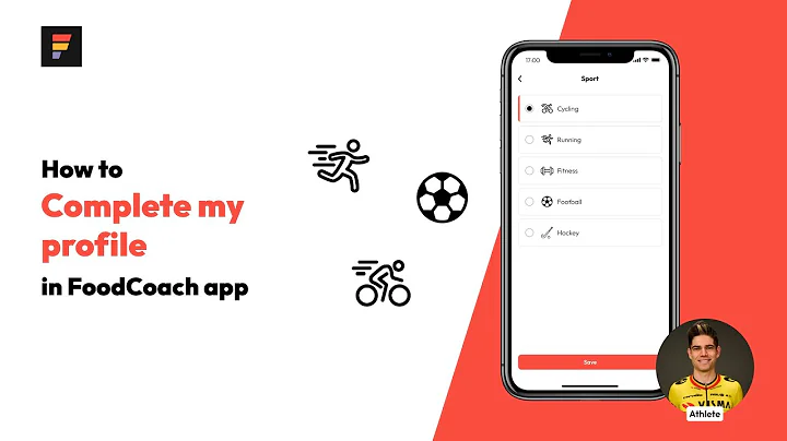 How to complete my profile in the FoodCoach app? | FoodCoach tutorials