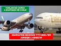 Emirates Boeing 777-300ER en el aeropuerto de Santiago | VUELOS DE CARGA por COVID-19.