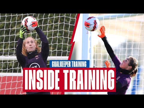 🧤Intense Keeper Drills, Reaction Saves & Sandy MacIver Screamer 🔥Goalkeeper Training | Lionesses