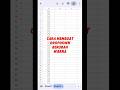 cara membuat dropdown berubah warna di spreadsheet #belajarspreadsheet #googlesheets #shorts