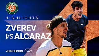 Thumbnail for Alexander Zverev vs Carlos Alcaraz | Final | French Open 2024 Extended Highlights 🇫🇷