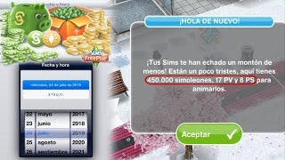 Sims Freeplay || Truco de adelantar la hora: Simoleones, PV y PS gratis v. 5.14.0