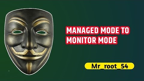 How to enable and disable monitor mode in kali linux ?