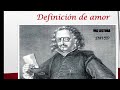 Audio Lectura 76. Definición de Amor de Francisco de Quevedo