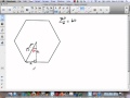 How to determine the area of a regular hexagon - YouTube