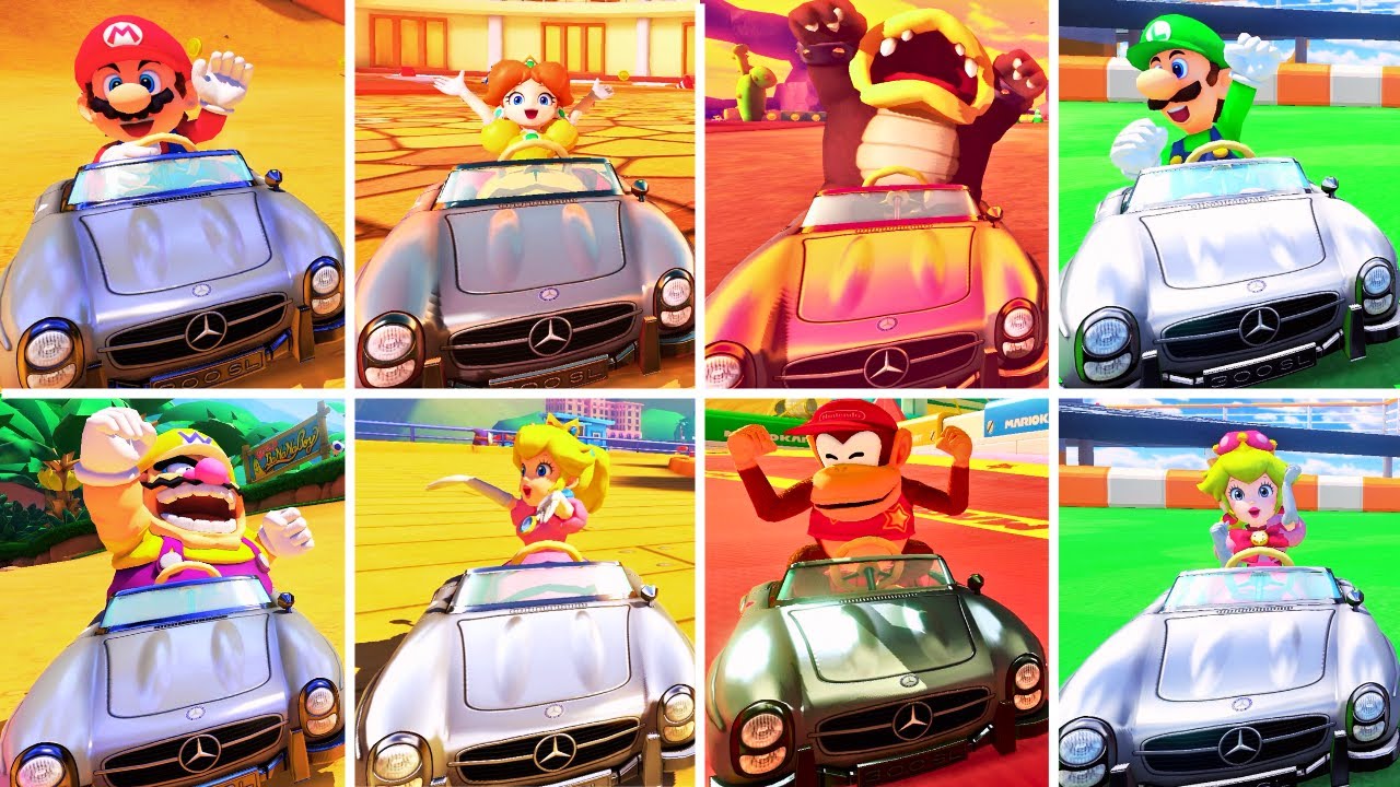 Mario Kart 8 Deluxe | 300 SL Roadster Victory Compilation