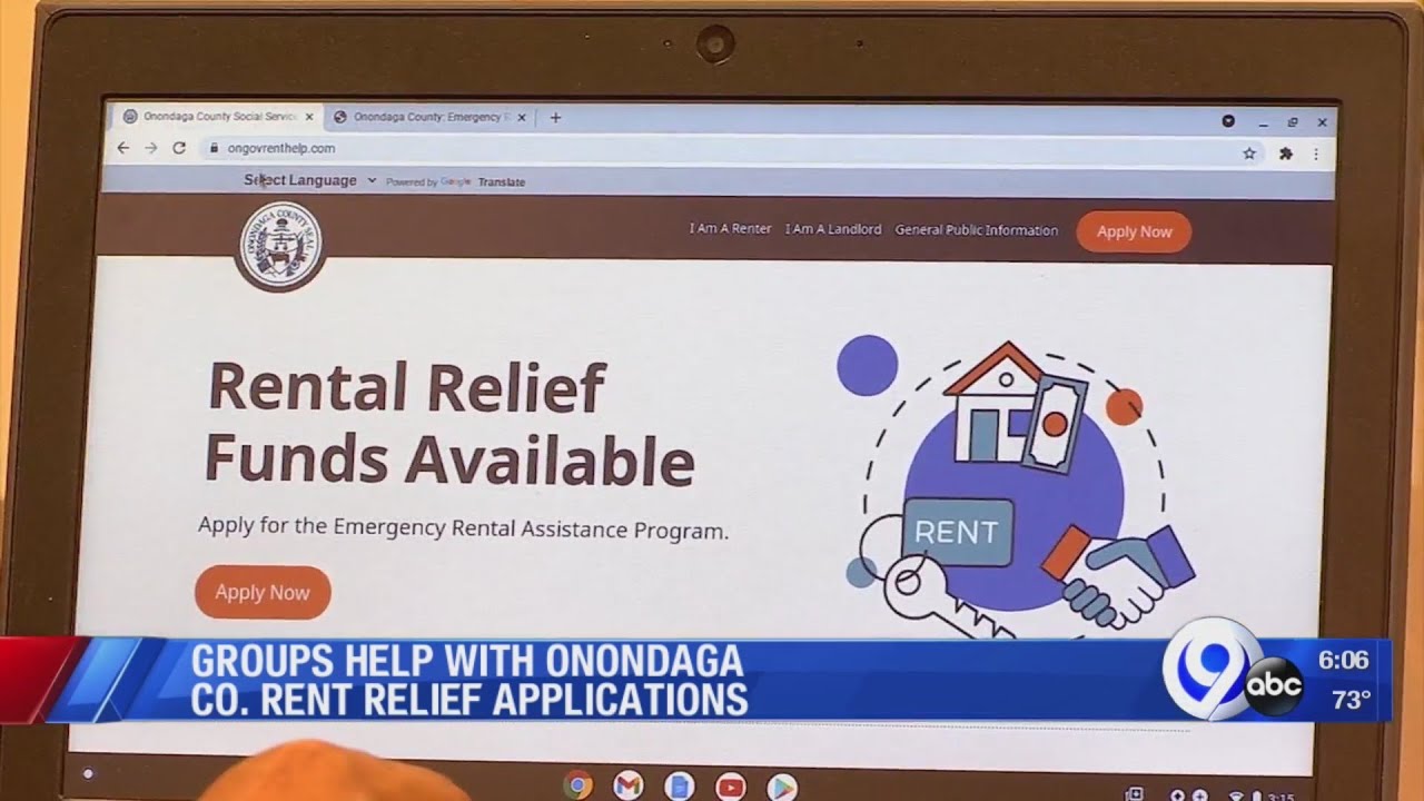 Groups Help With Onondaga County Rent Relief Applications YouTube