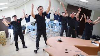 20171006樹林區慈濟『樹潭消防隊愛灑』團康帶動:生活禪 吃菜上介讚。