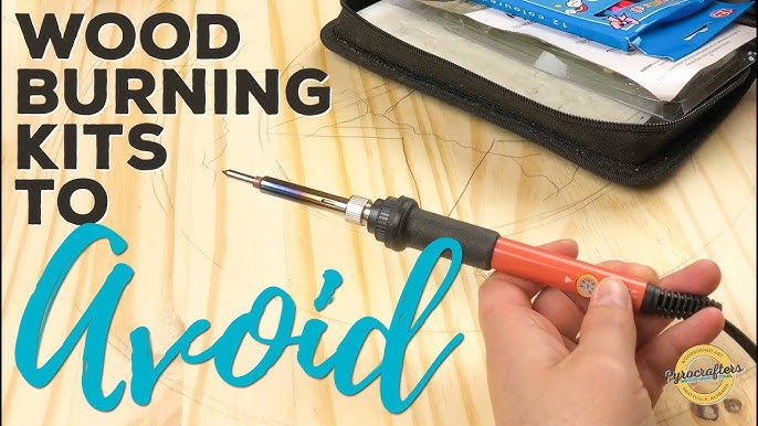 How to Use the Plaid Wood Burning Tool - Pyrography 101 
