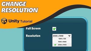 Master Unity Resolution Settings: How to change resolution with a DropDown