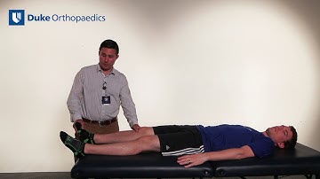Passive hip internal rotation