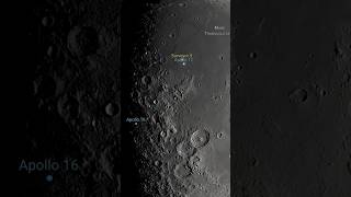 Apollo 16 site |Apollo 11 site| Moon | Hubble space telescope 1000× moon moonzoom space