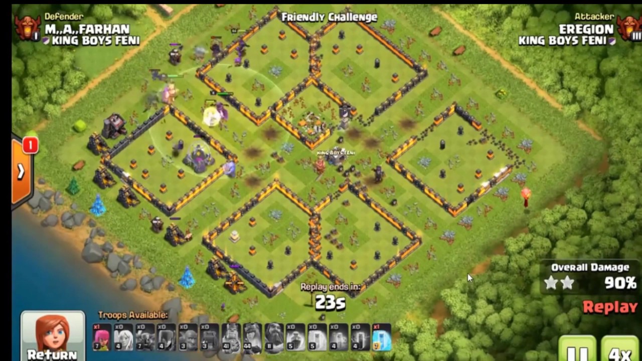 Clash of clans town hall 11 attack strategy YouTube