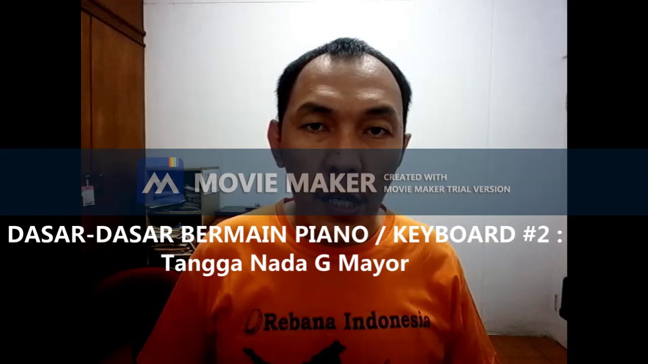 DASAR-DASAR BERMAIN PIANO / KEYBOARD #2 : Tangga Nada G ...