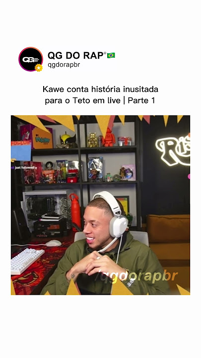 Kawe telling an unusual story to Teto | Part 1 😂 #teto #30praum #trapbr #kawe #funny