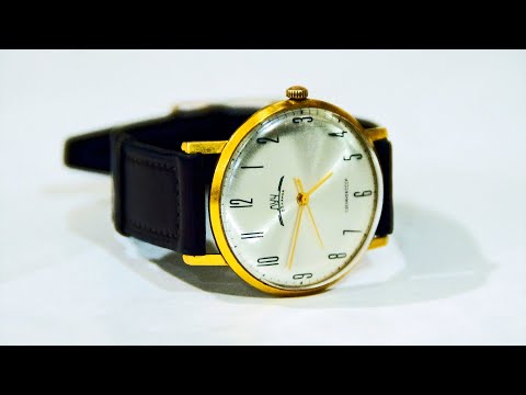 видео: МЧЗ   ЛУЧ  2209  Мужские ,наручные часы золоченые 20 мк
