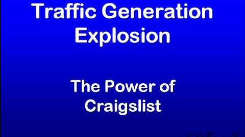 The Power of Craigslist - So Fruity Web Design Bolton Video Series